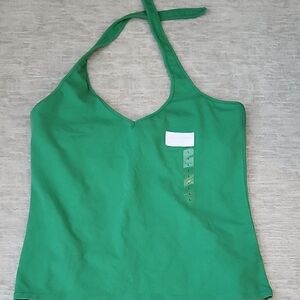 GAP Green Halter Camisole Top